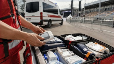 Дежурство скорой на мероприятиях в Приморско-Ахтарске